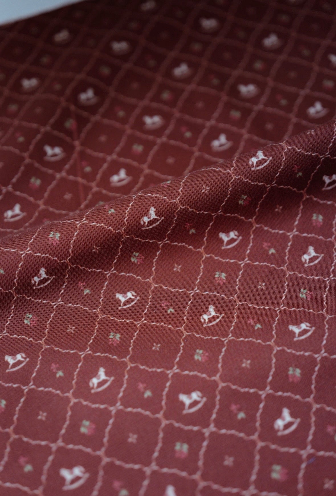original fabric " Cheval Antique - cinnamon "