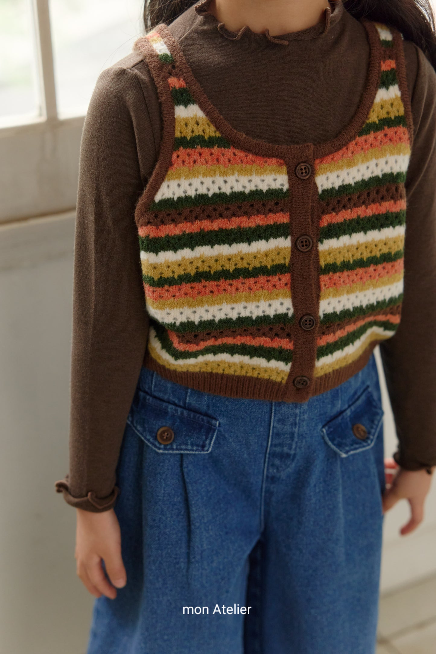 (予約) mon Atelier  / multi vest