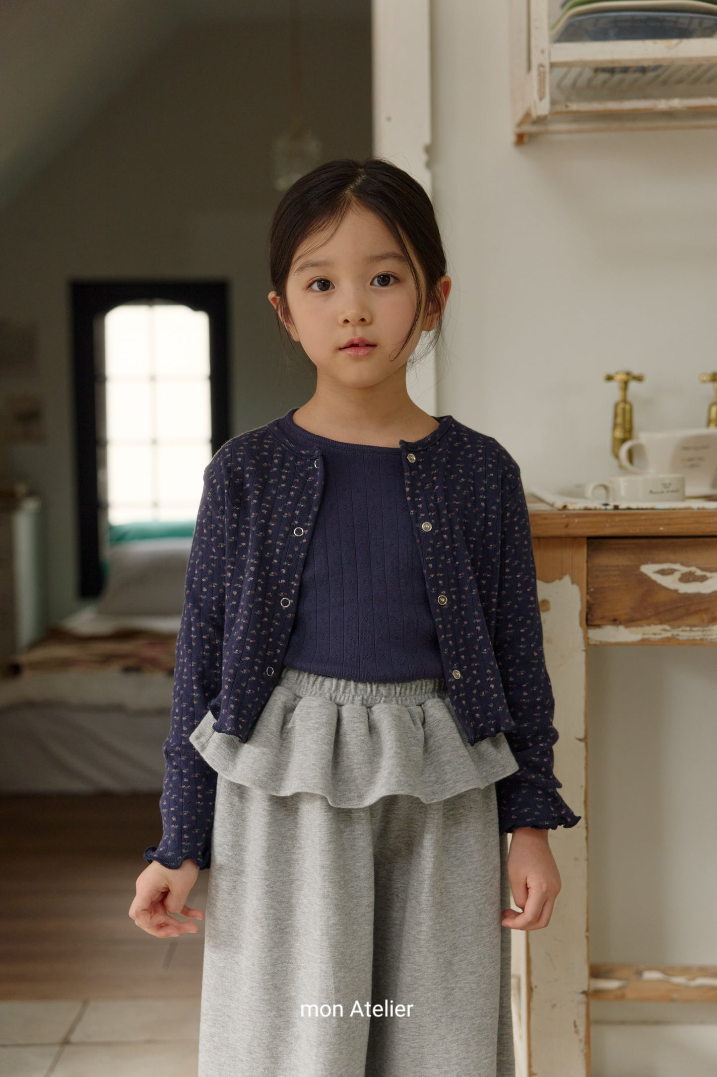 (予約) mon Atelier  / ruffle pants