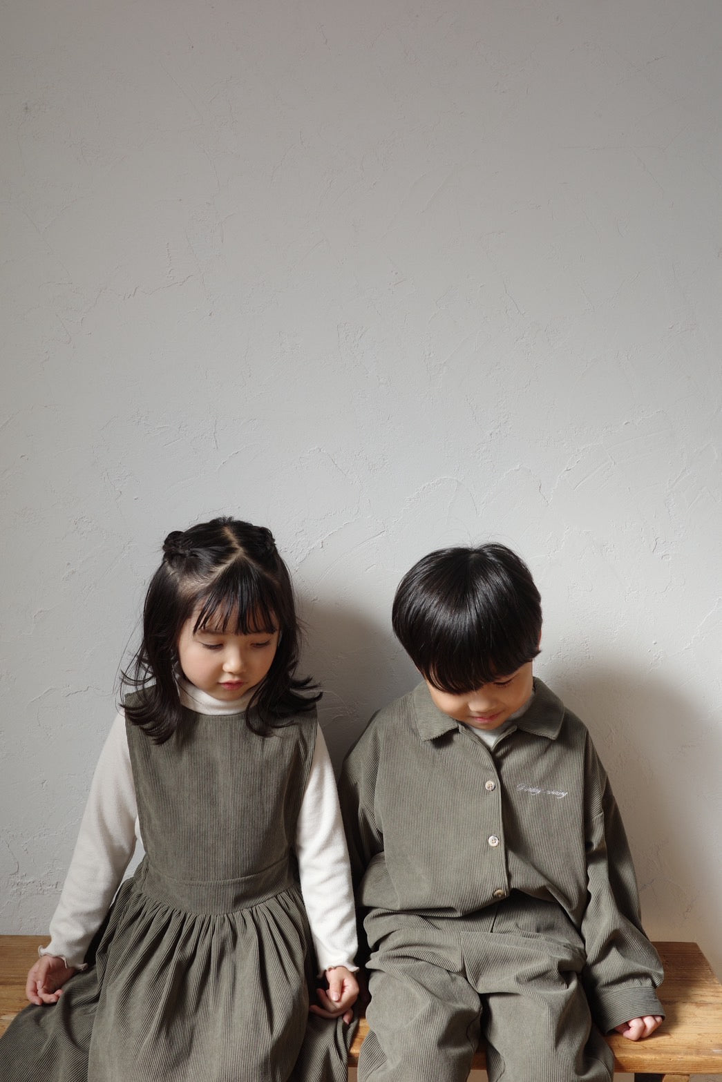 Brownie Dress  with miton / khaki