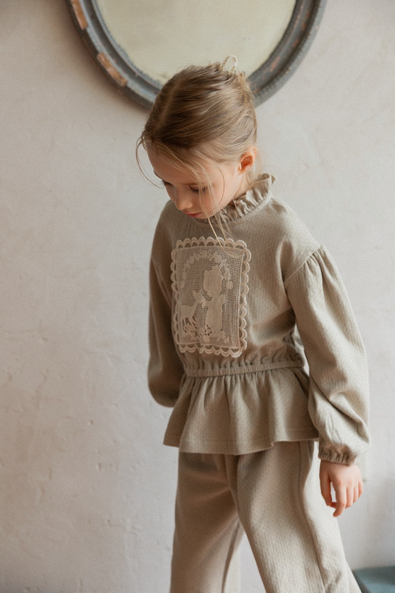 (予約)perro bebe / Stella setup - olive
