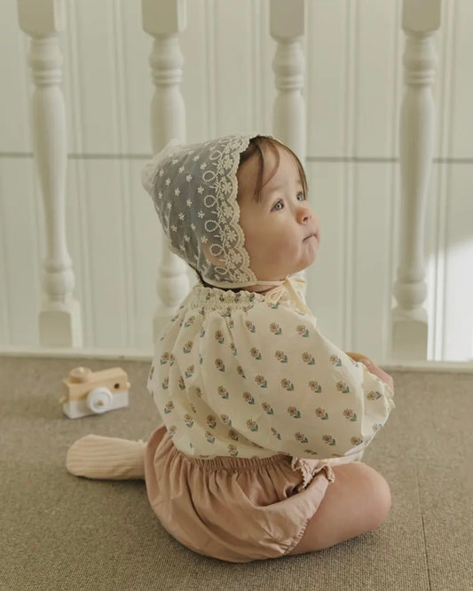 mini beige / Smoke blouse