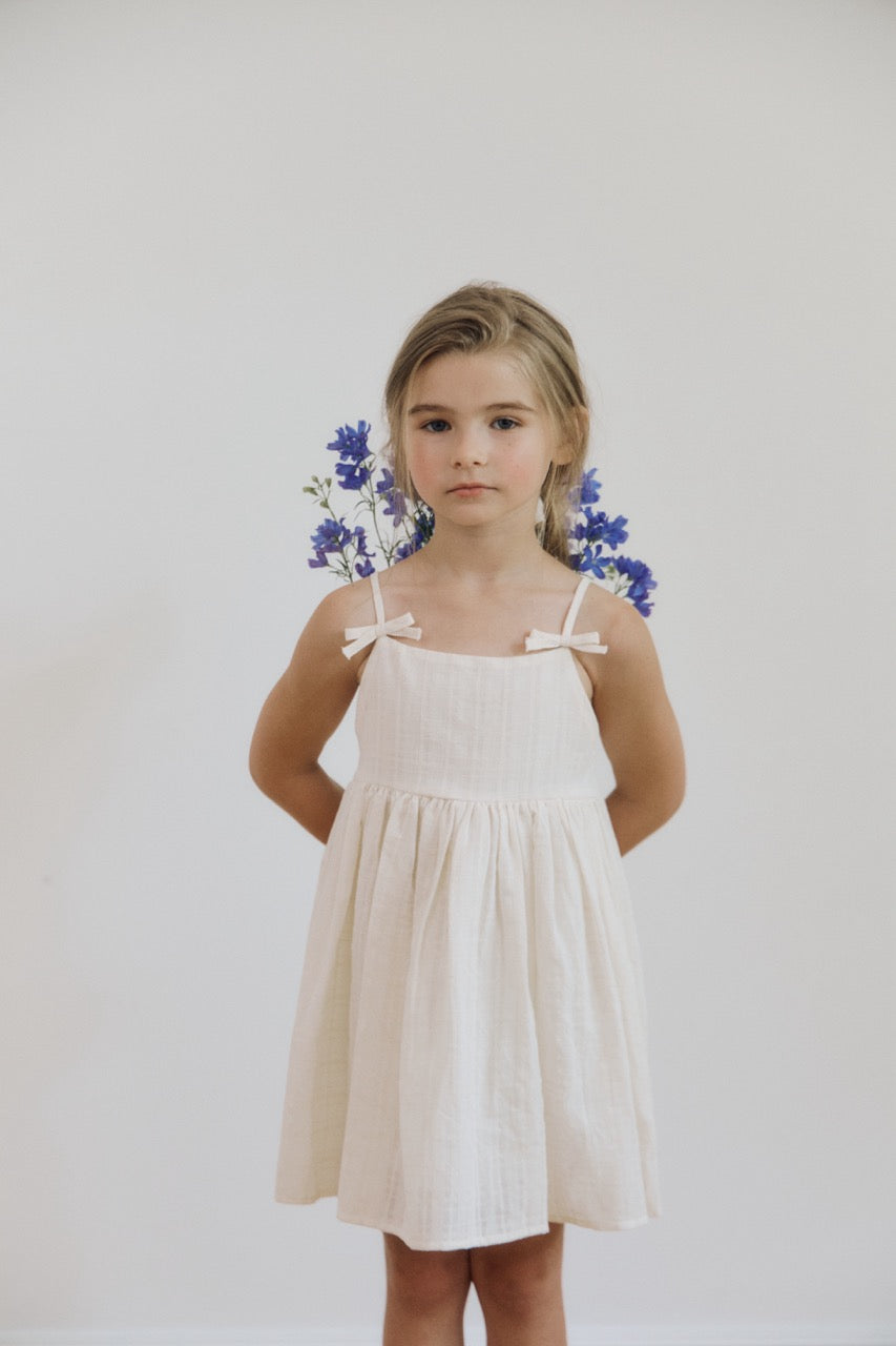 (予約) inné / ribbon petit ops (ivory)