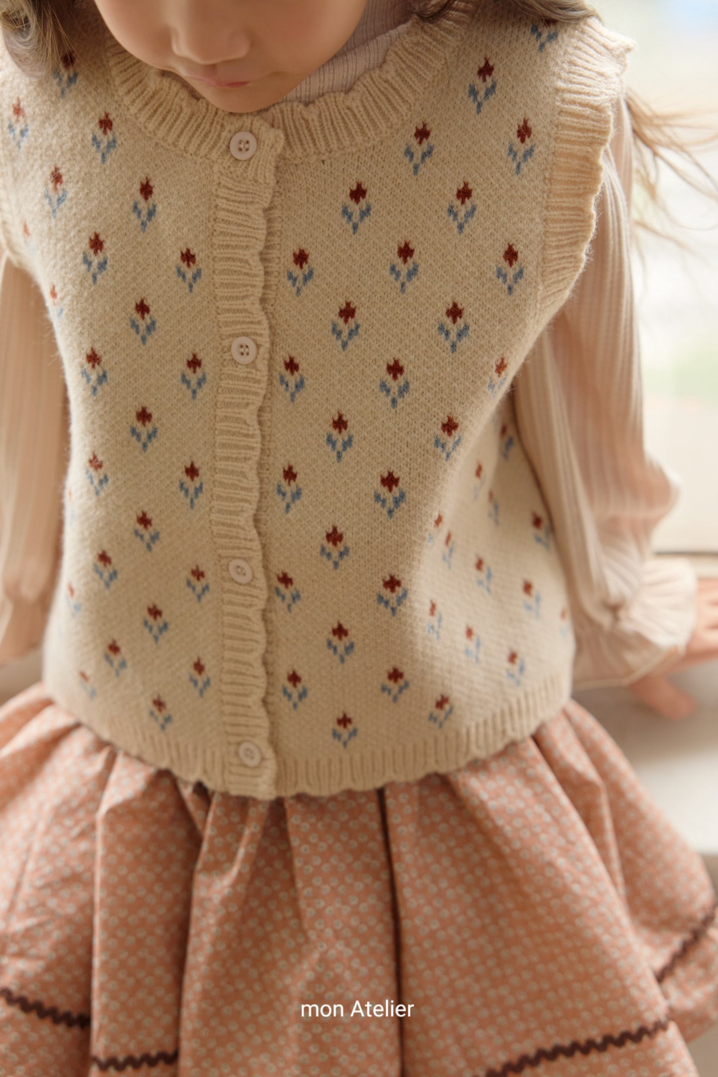 (予約) mon Atelier  / tulip vest
