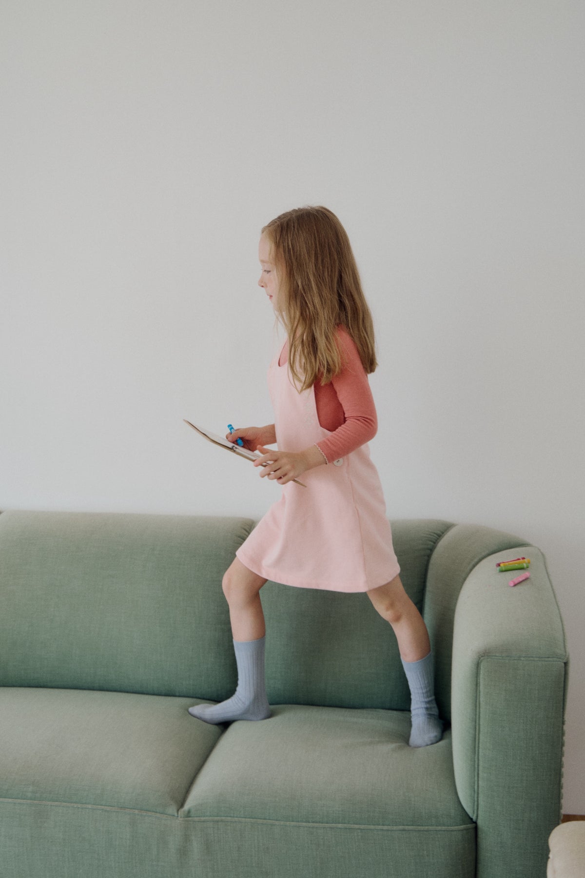 (予約) Saint Ella / Elodie Jumper Dress - pink