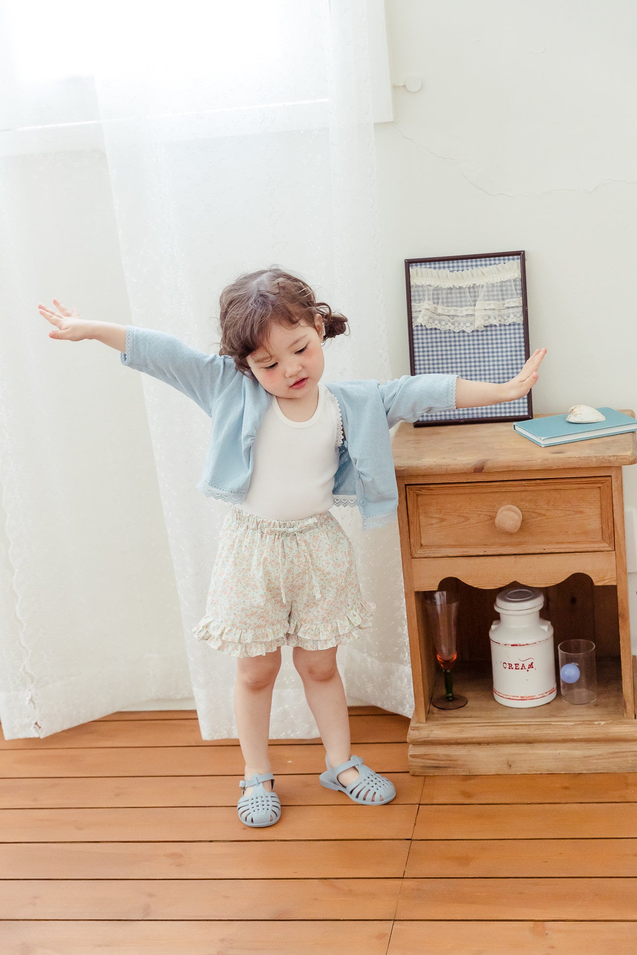 (取り寄せ) milk powder  / Punched Cardigan