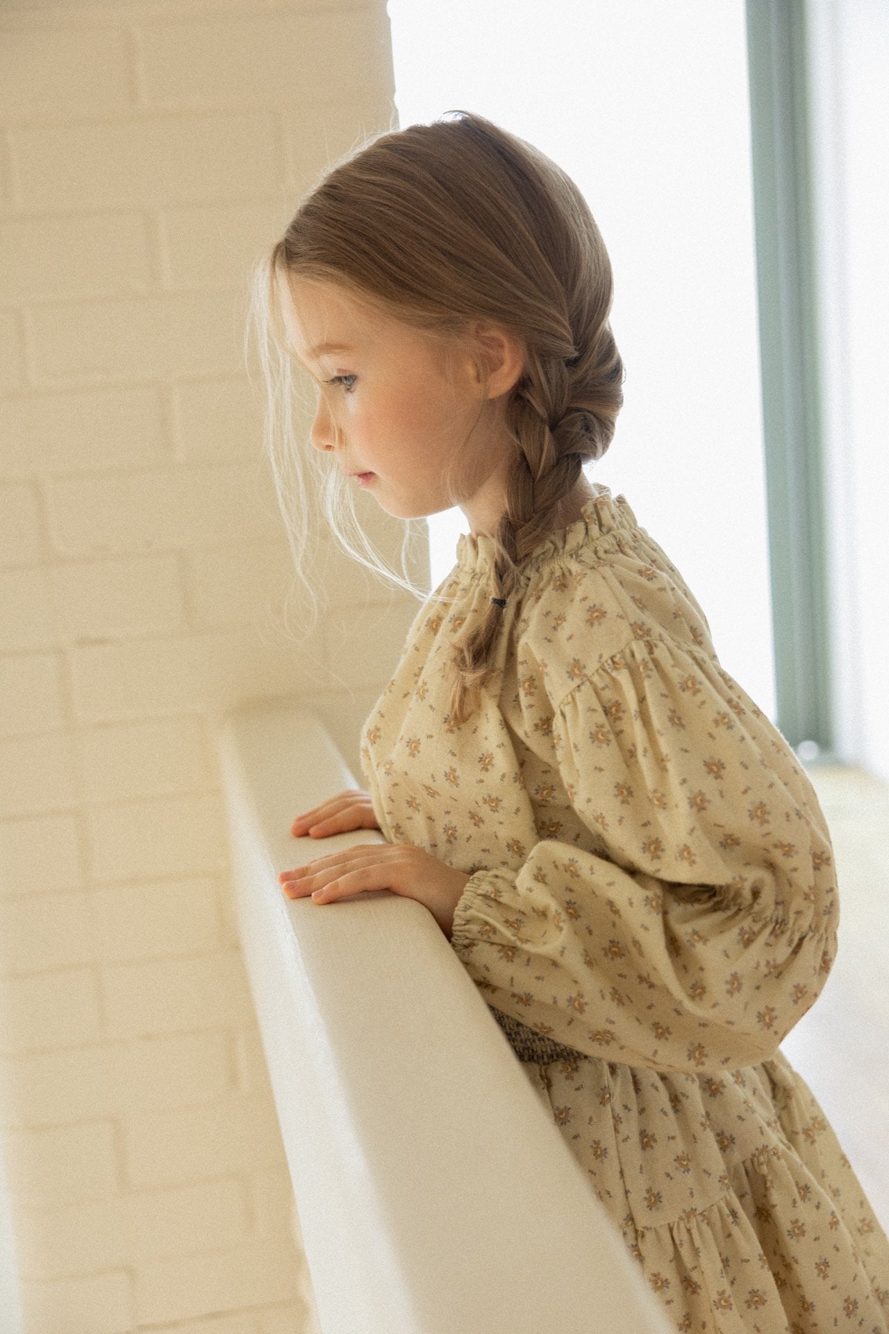 (予約)perro bebe / Ella blouse , skirt - beige