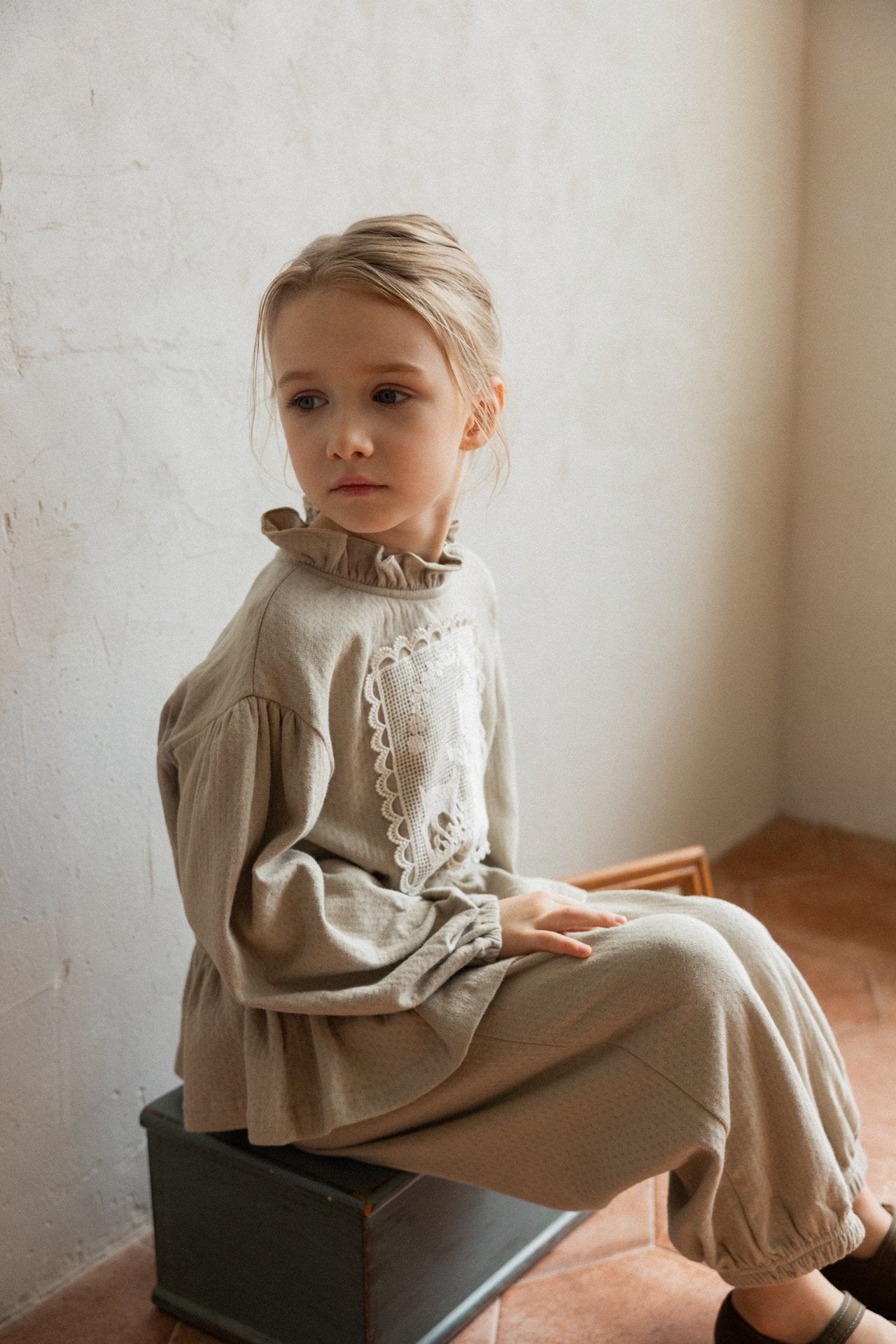(予約)perro bebe / Stella setup - olive