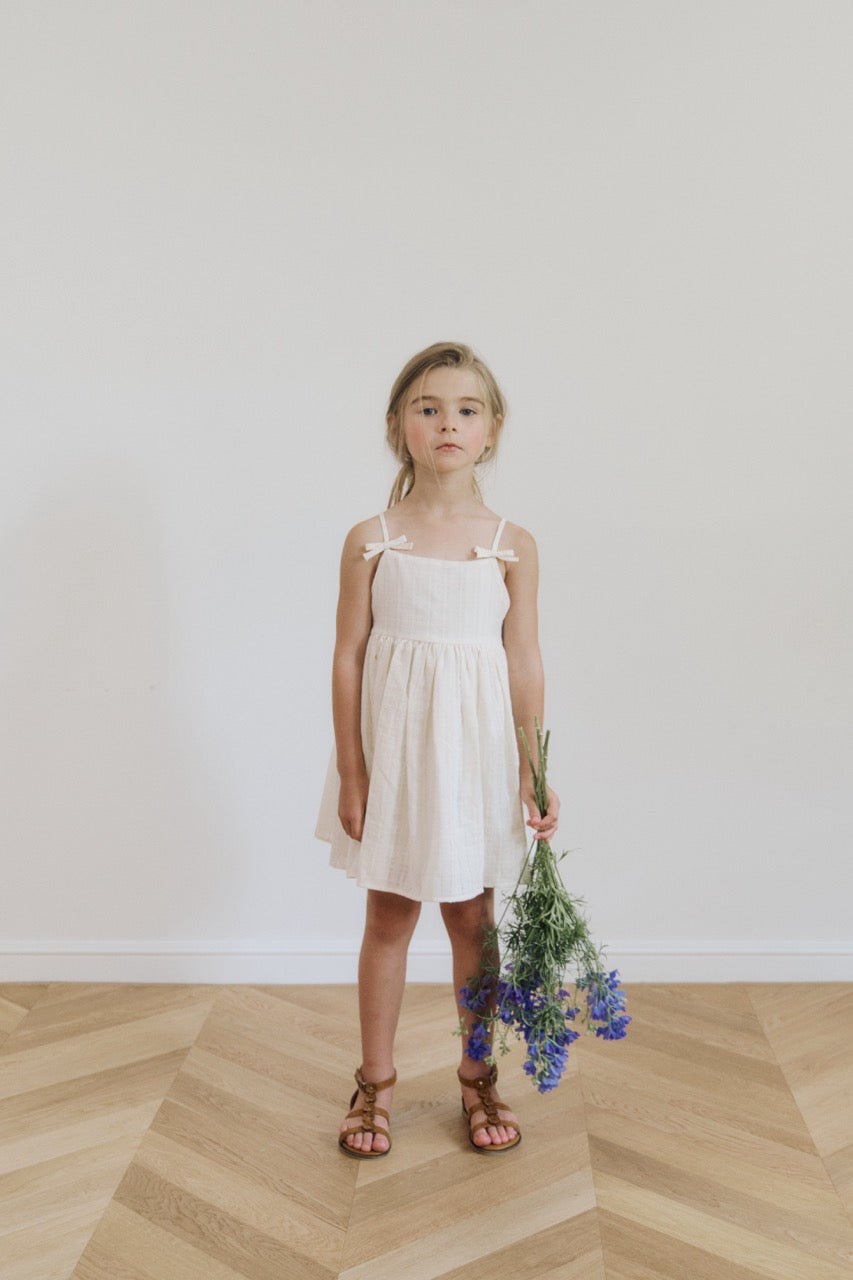 (予約) inné / ribbon petit ops (ivory)
