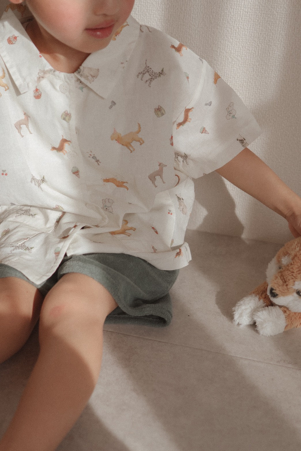 minirobe / Puppy short sleeve shirt