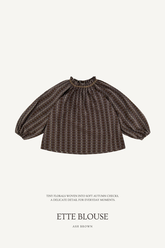 (予約) Saint Ella / Ette blouse - Ash brown