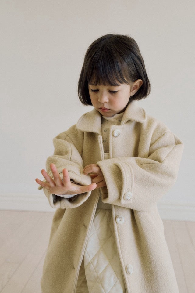 送料無料(予約) inné / Robin wool coat