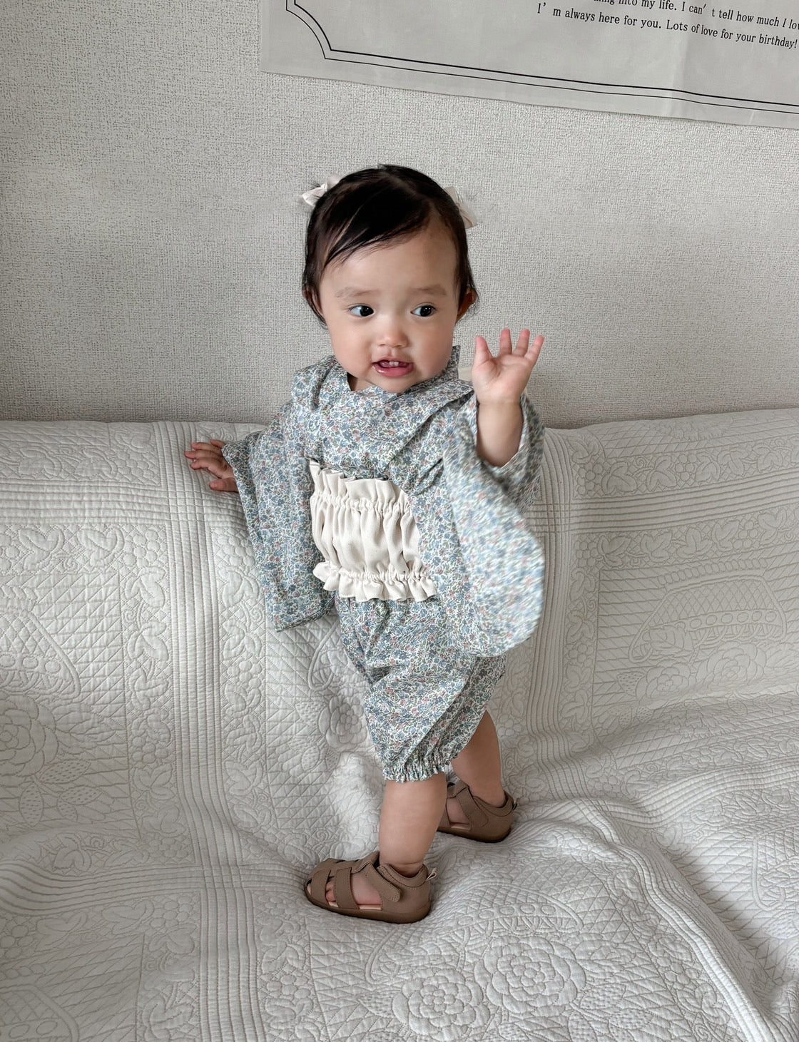 "Rakugan "isle bébé Yukata /
