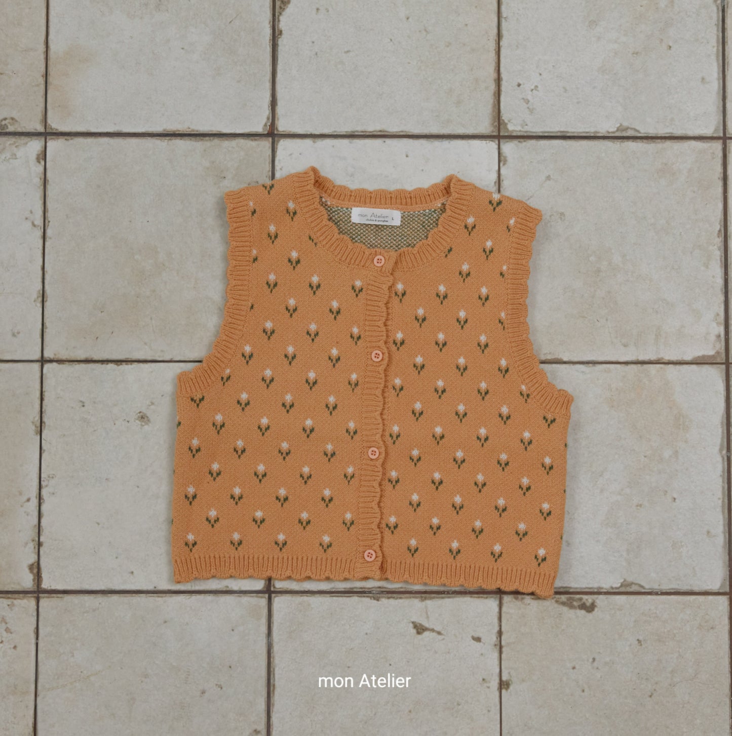 (予約) mon Atelier  / tulip vest