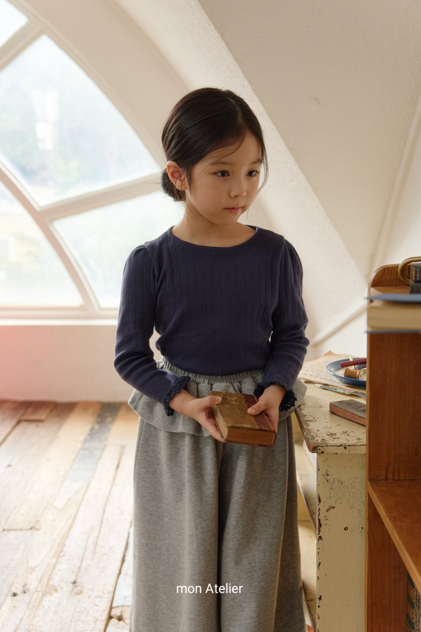 (予約) mon Atelier  /  moly lace T