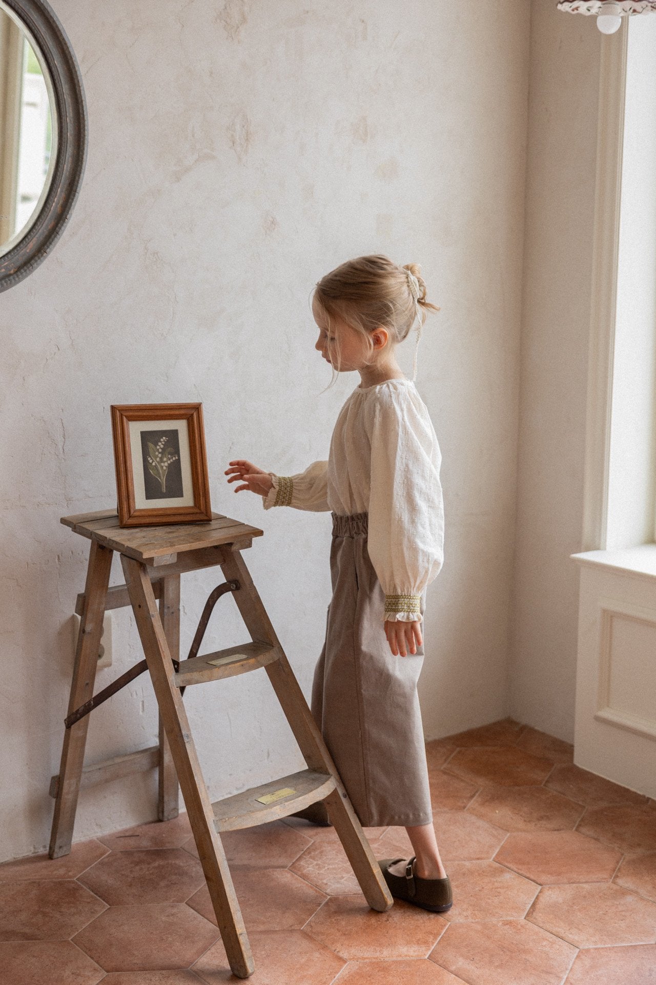 (予約)perro bebe / Jasmine blouse - cream
