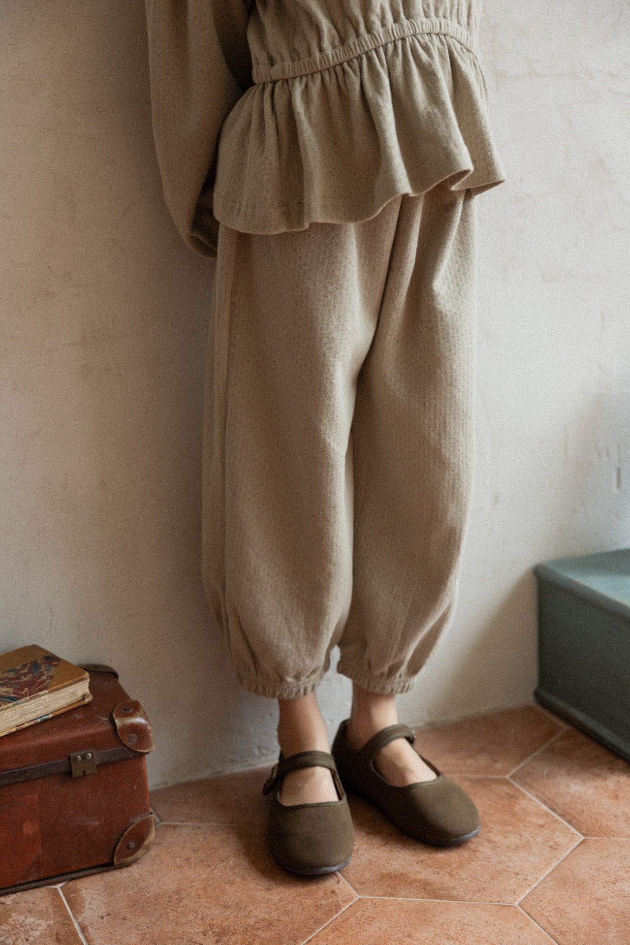 (予約)perro bebe / Stella setup - olive
