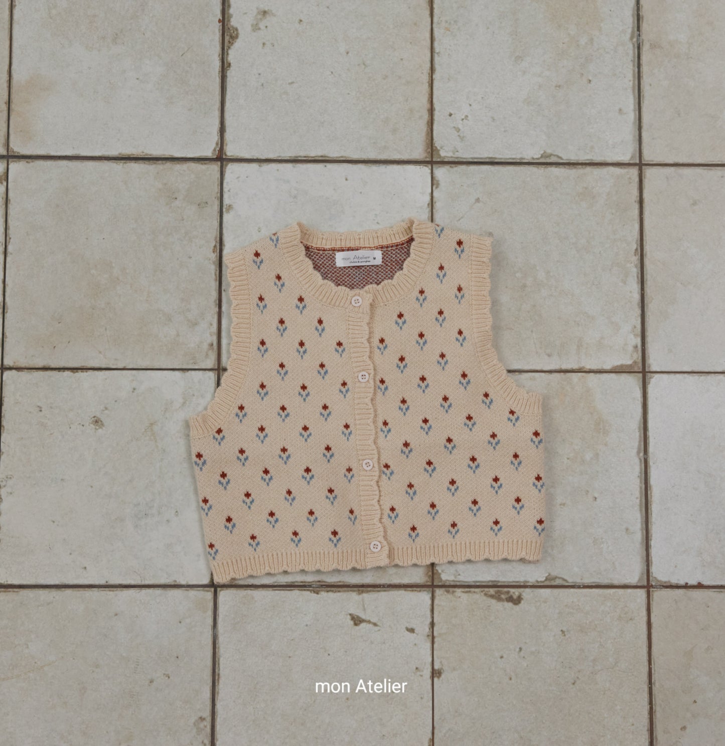 (予約) mon Atelier  / tulip vest