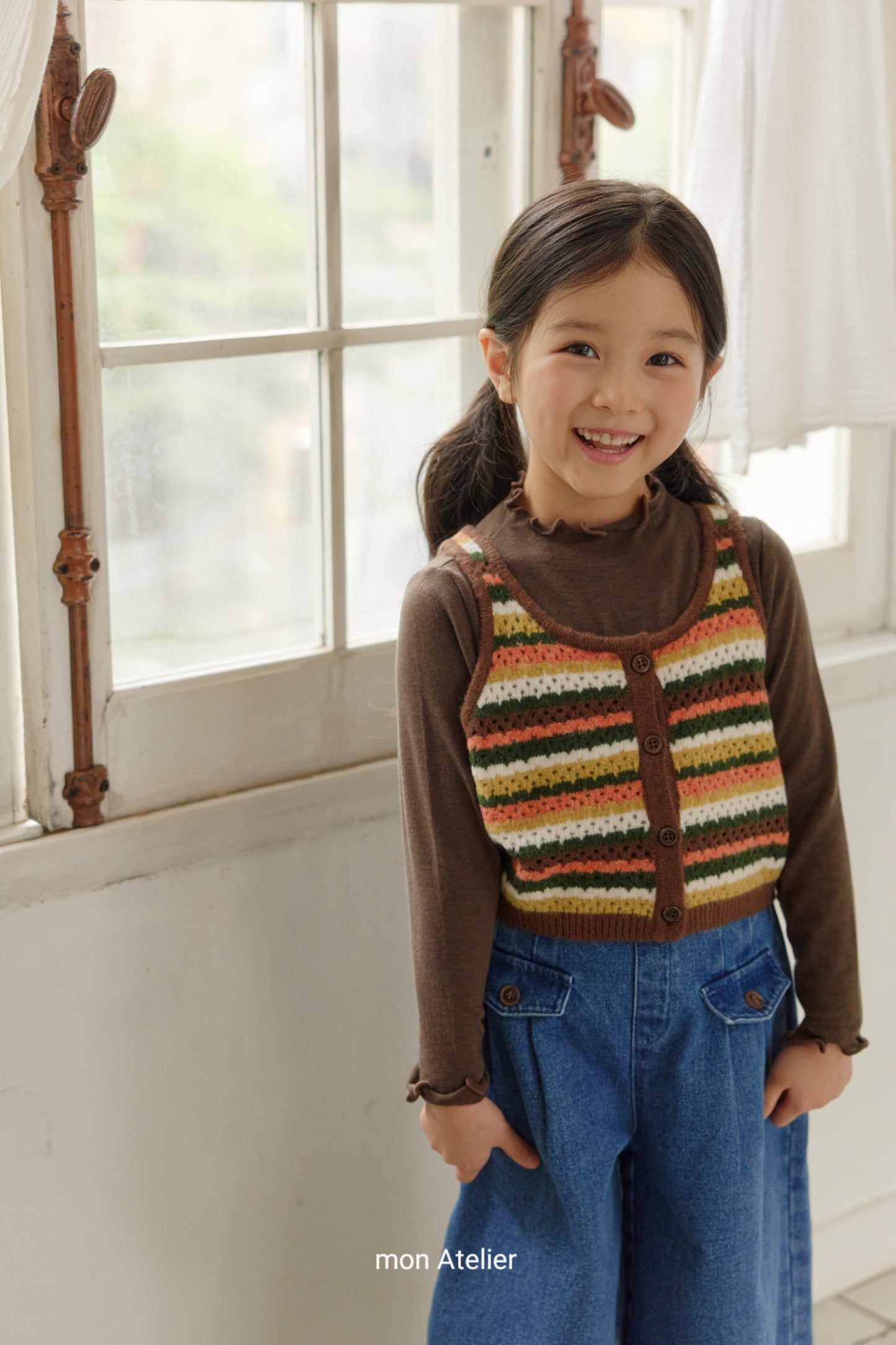 (予約) mon Atelier  / multi vest