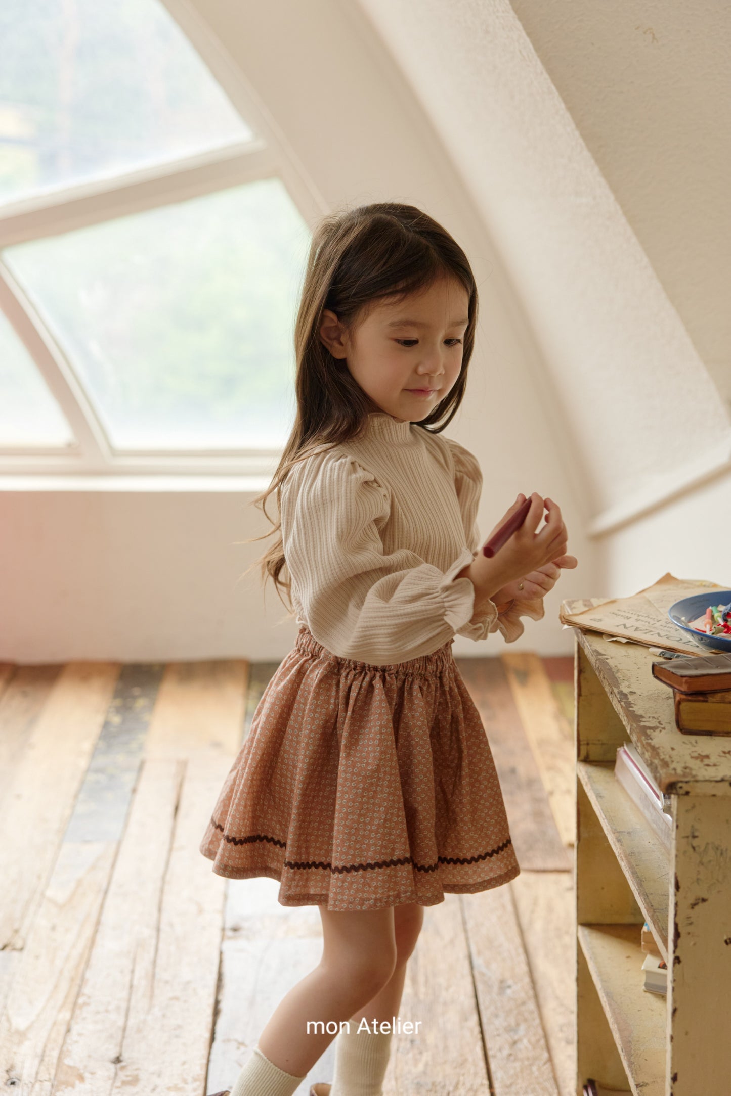 (予約) mon Atelier  / golgi puff T