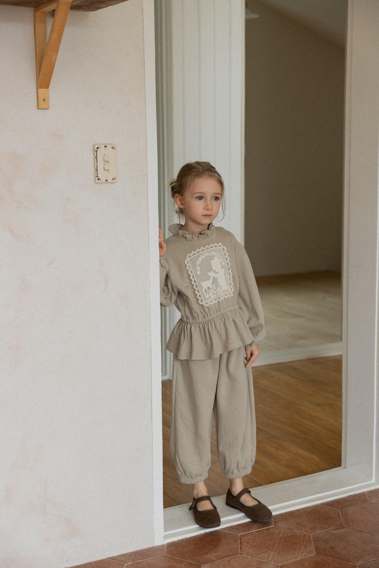 (予約)perro bebe / Stella setup - olive