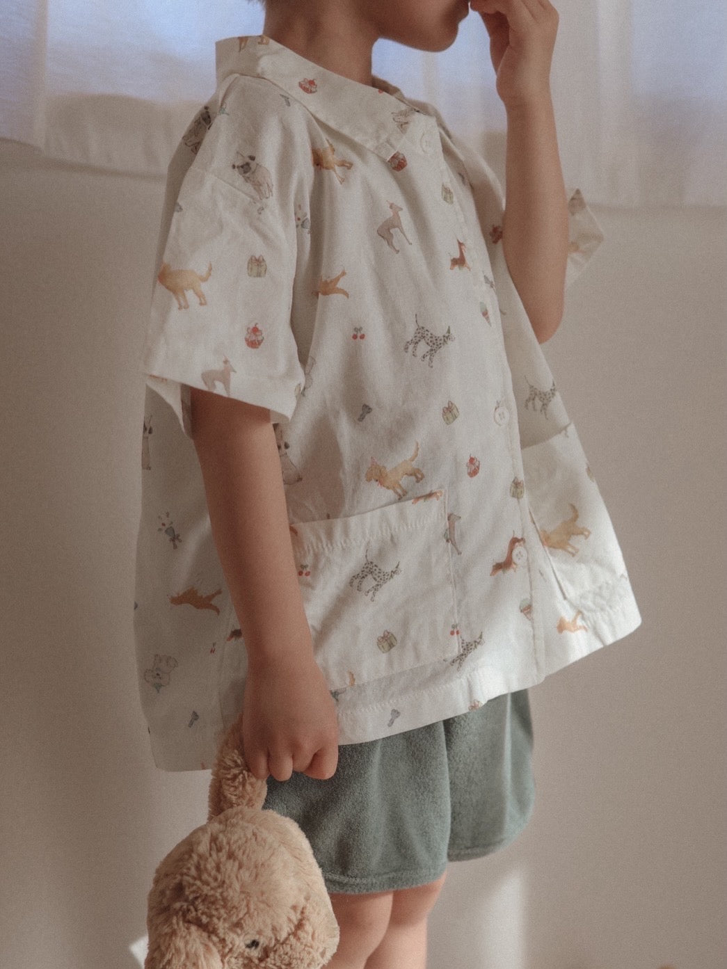 minirobe / Puppy short sleeve shirt