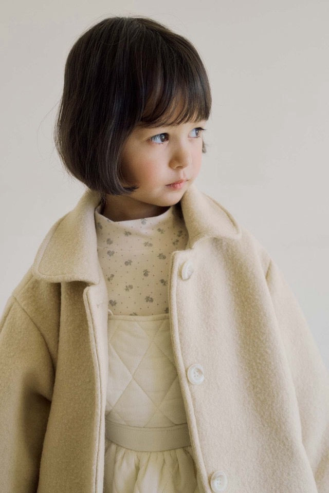 (予約) inné / Snow quilted pinafore