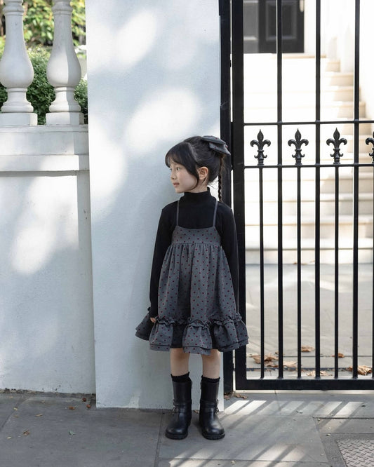 (送料無料)wonny ribbon  / Heart dot skirt