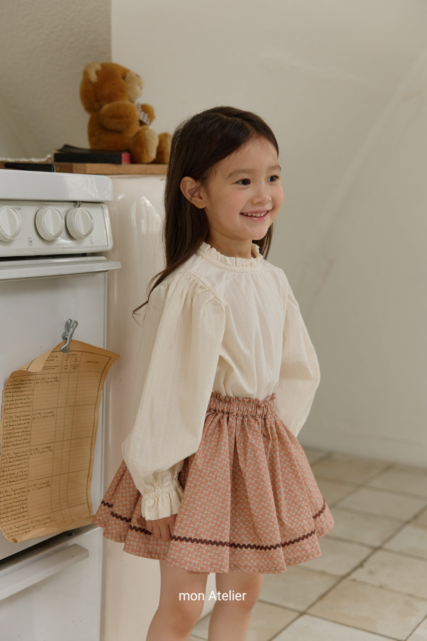 (予約) mon Atelier  / daisy blouse