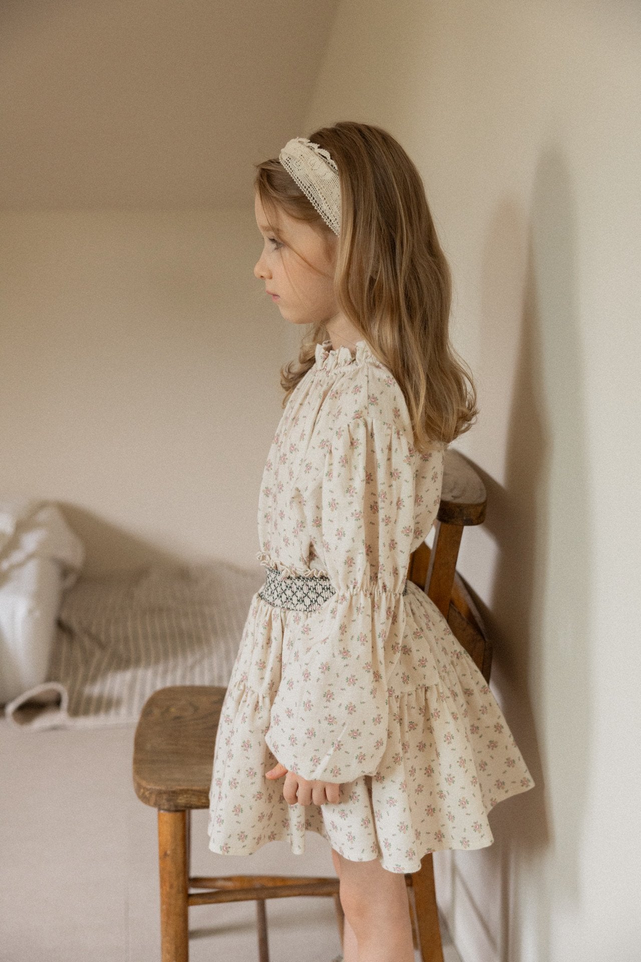 (予約)perro bebe / Ella blouse , skirt - pink