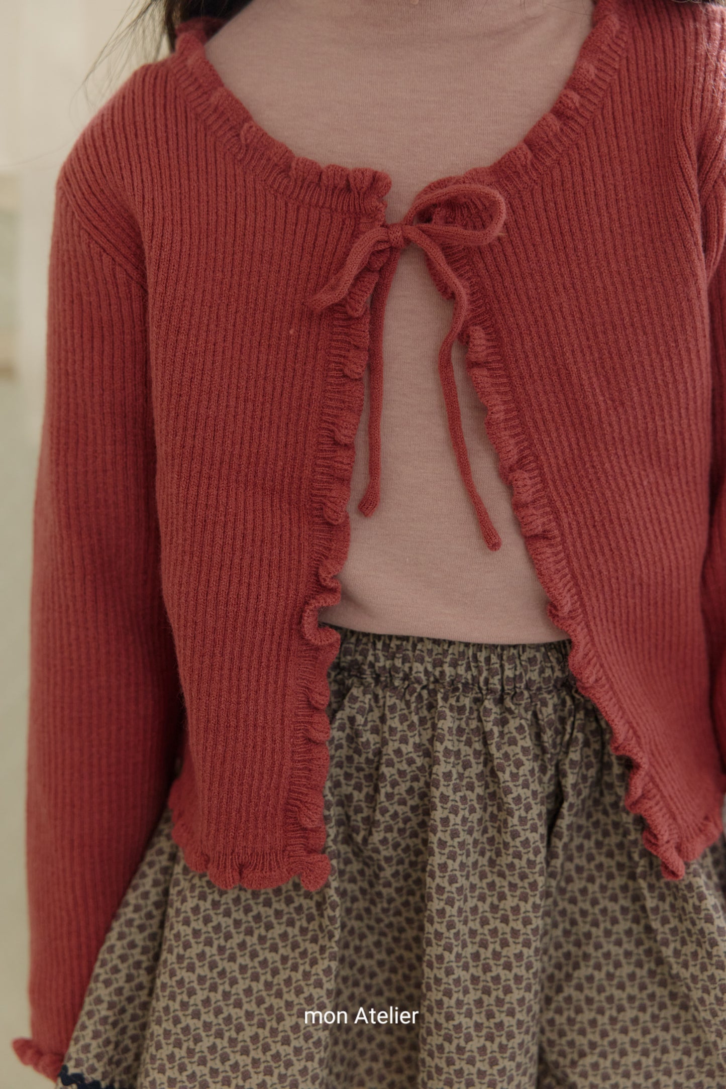 (予約) mon Atelier  / madeleine cardigan