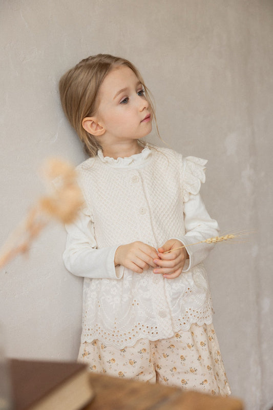 perro bebe / Helena Vest - cream