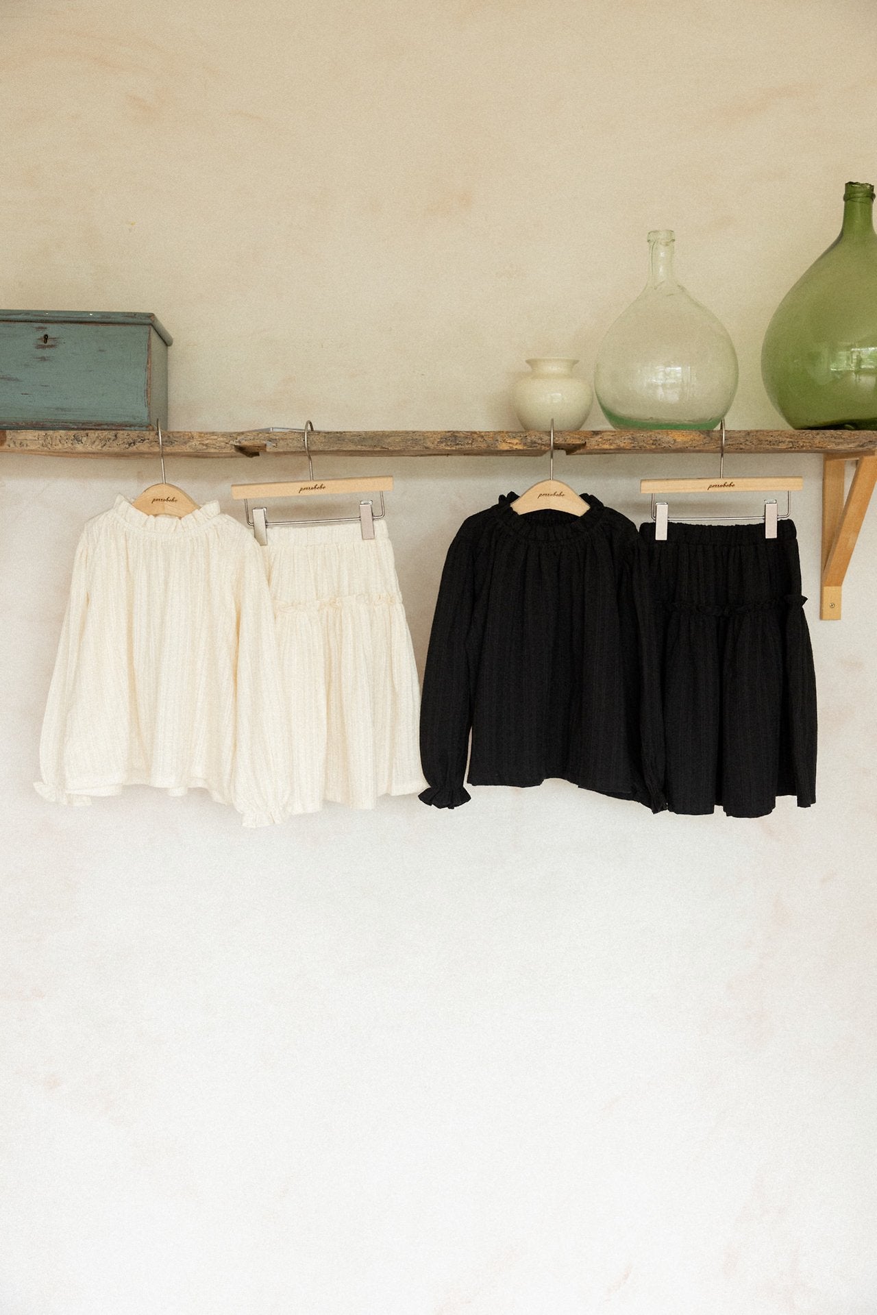 (予約)perro bebe / Verda setup - ivory