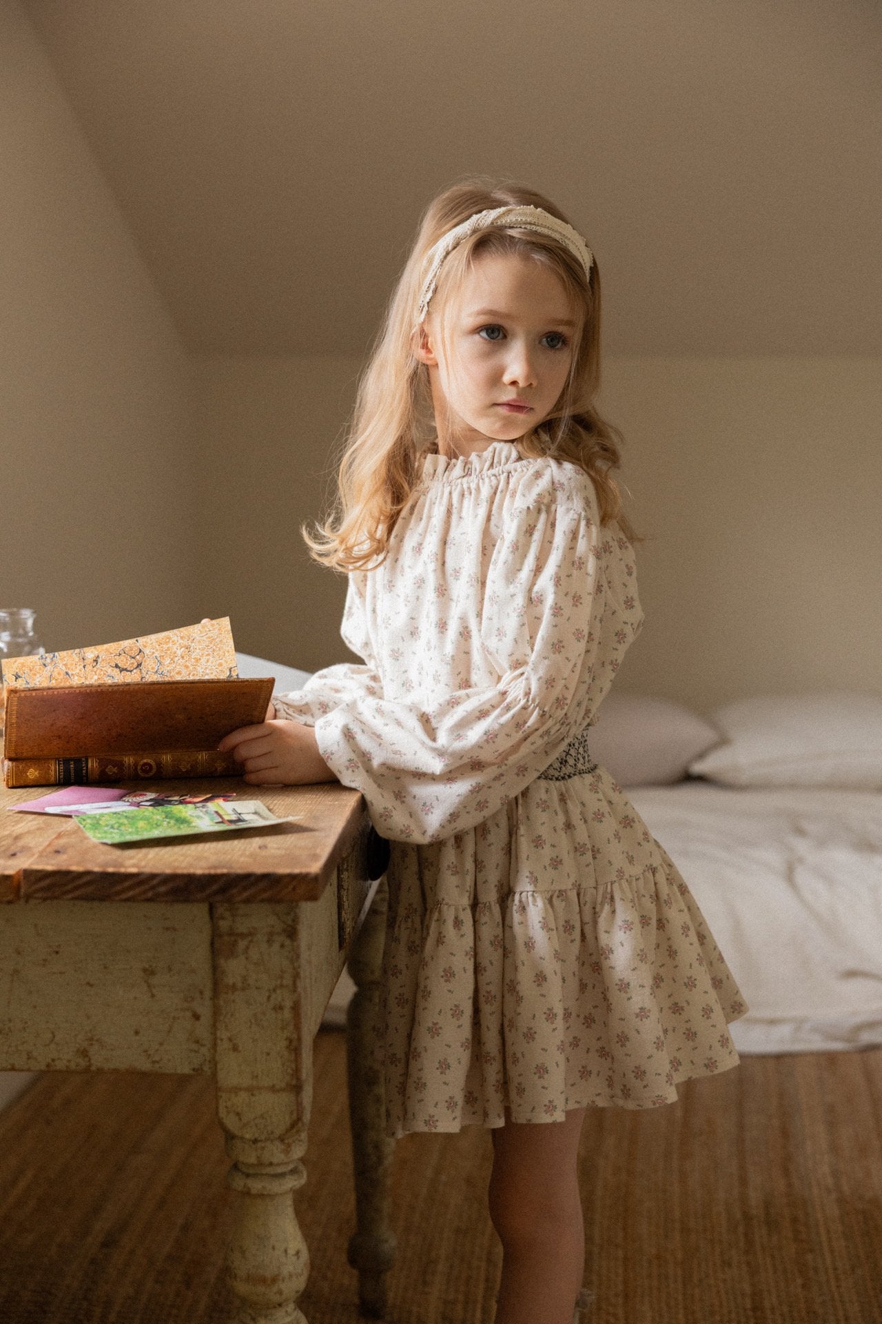 (予約)perro bebe / Ella blouse , skirt - pink