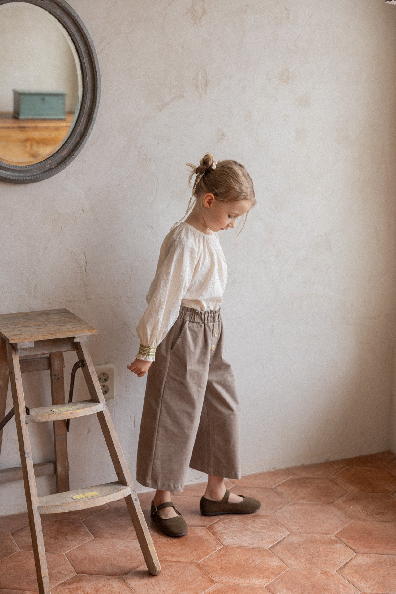 (予約)perro bebe / Jasmine blouse - cream