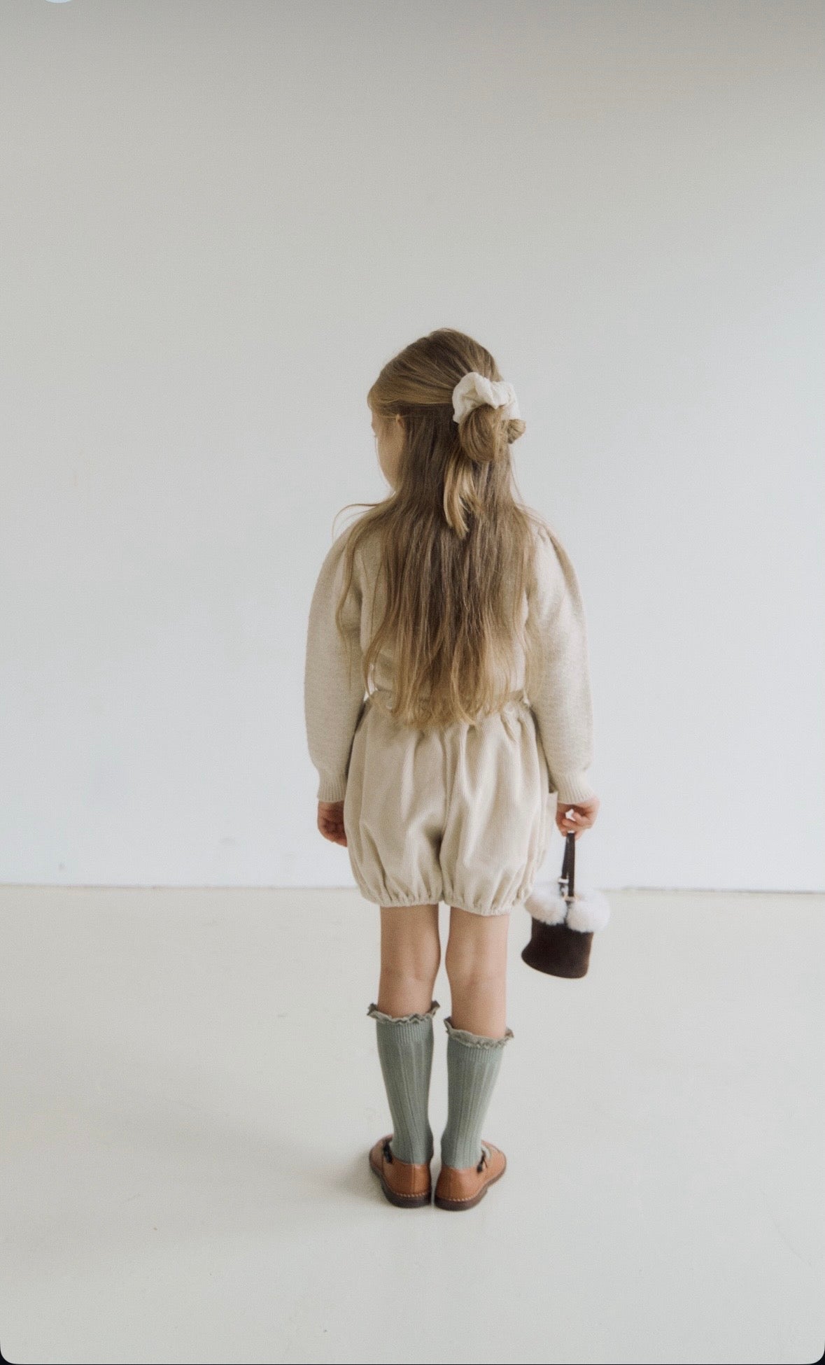 (予約) inné / Corduroy bloomer - Light beige