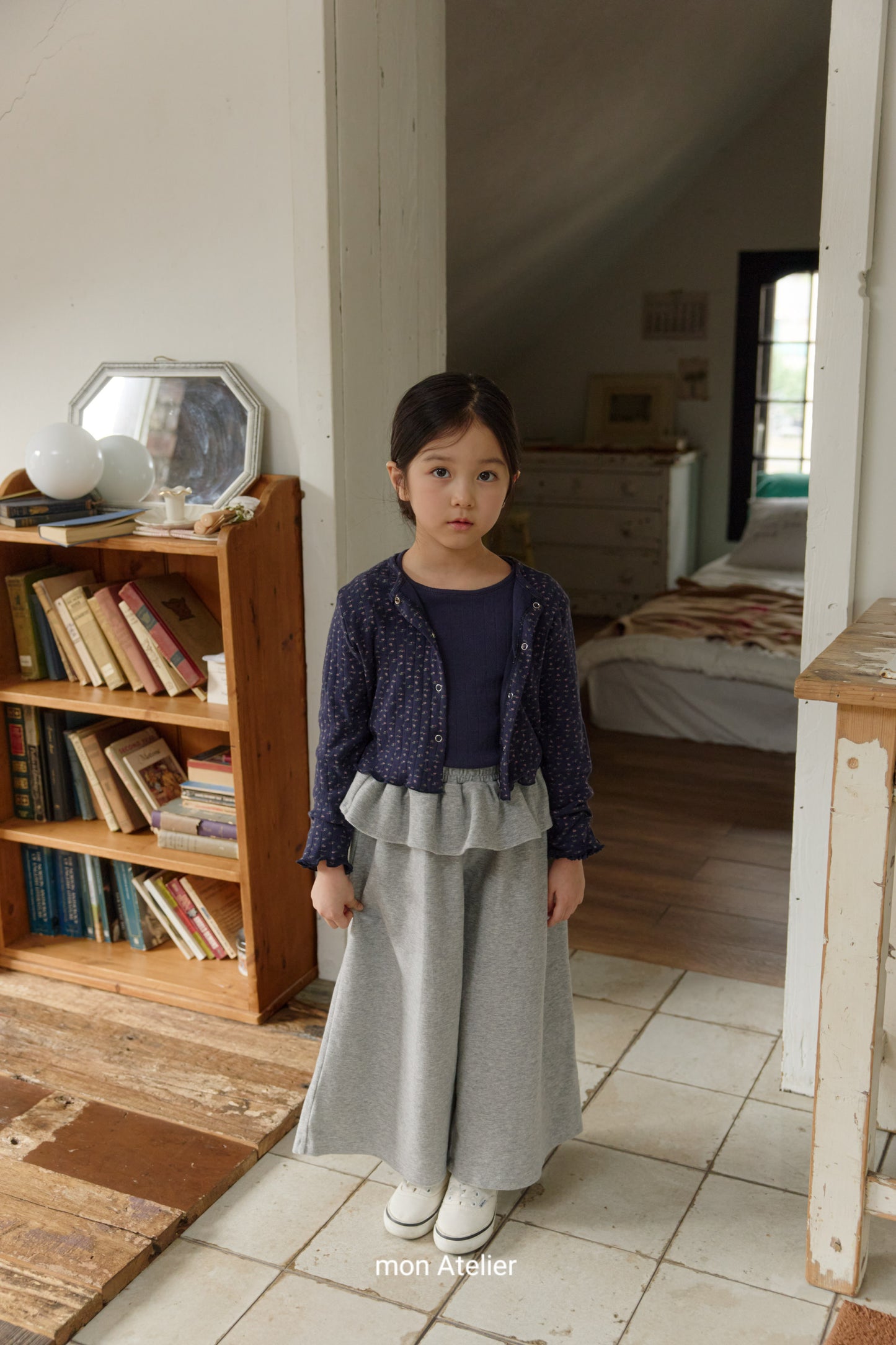 (予約) mon Atelier  / ruffle pants