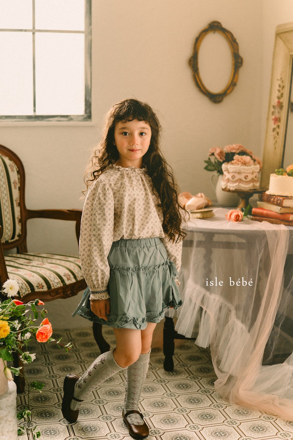 [Original] Muguet Puff Top ivory