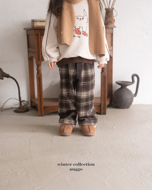 (予約) anggo / Chex pants