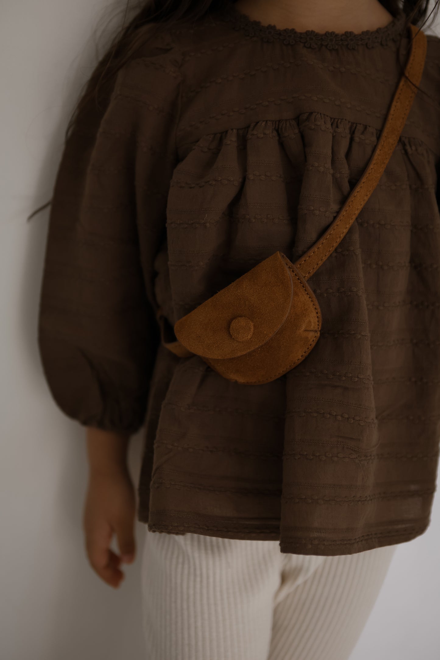 the beige / Jacquard Blouse