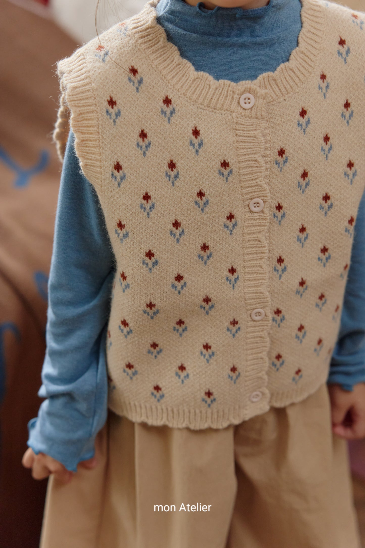 (予約) mon Atelier  / tulip vest