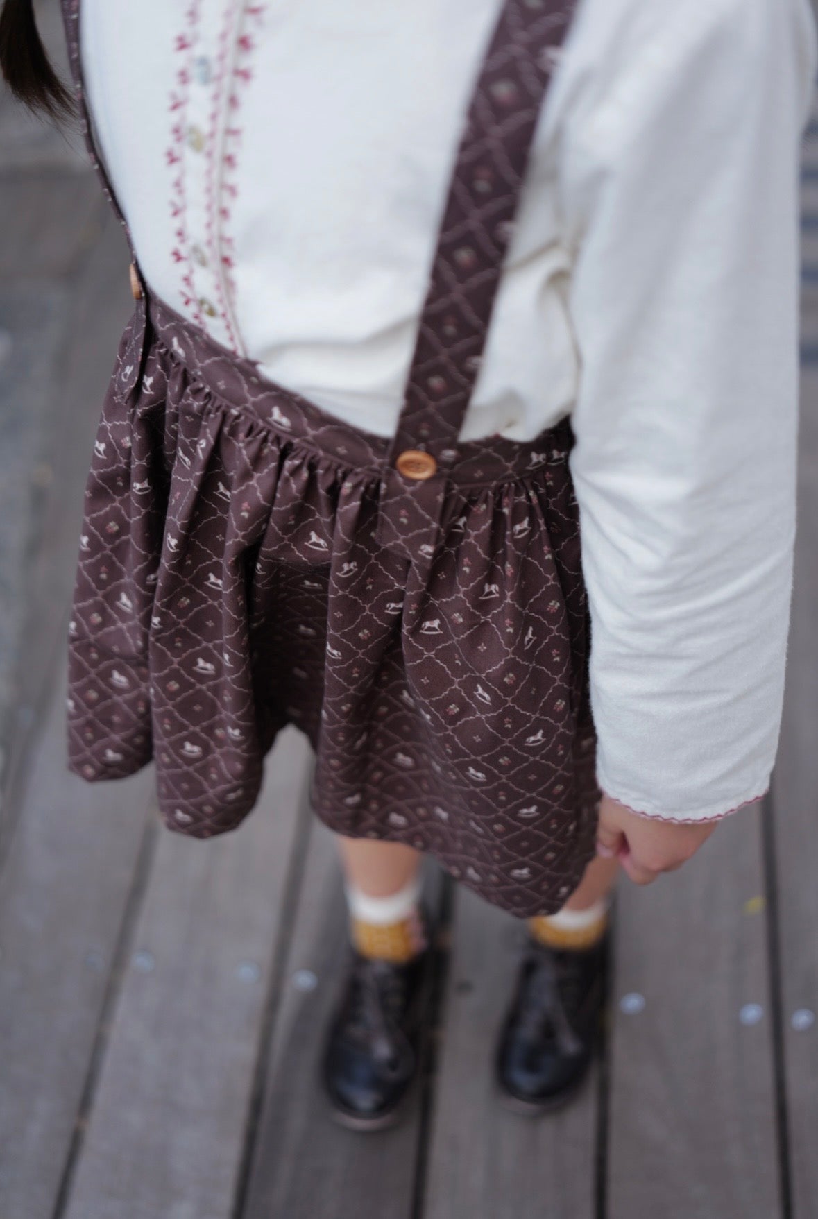 (受注販売) Original Cheval Antique skirt & blommer オーダー権