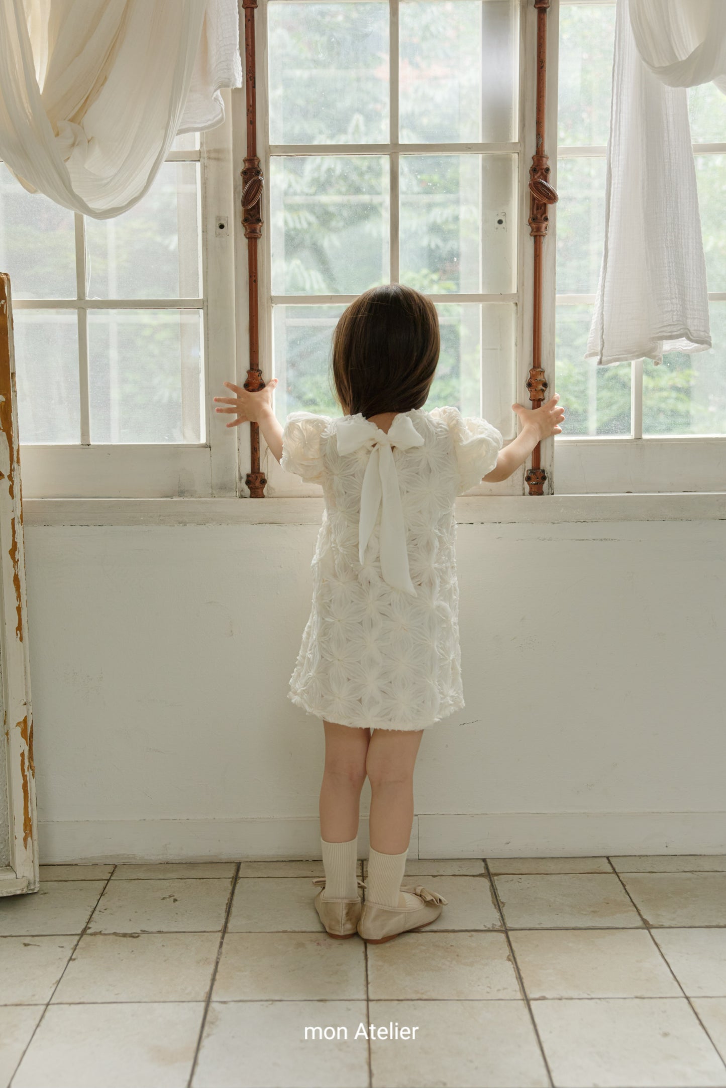 (予約) mon Atelier  / rose one-piece