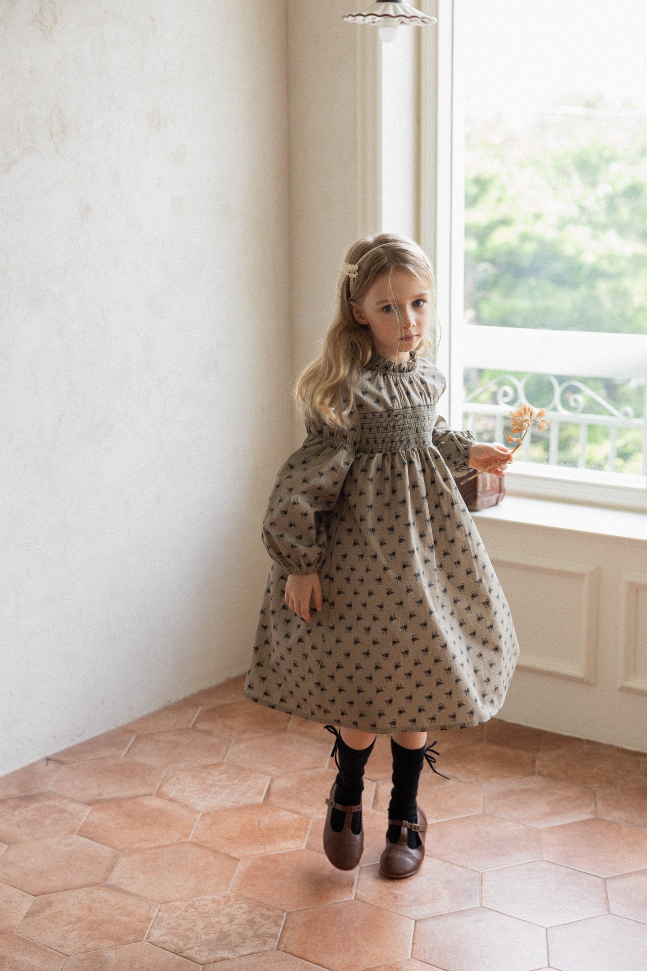 (予約)perro bebe / Ivy dress - black
