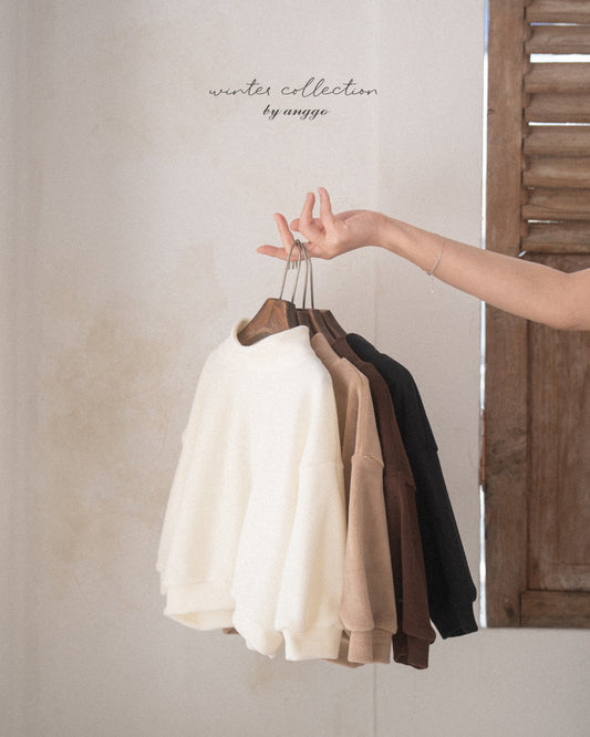 (予約) anggo / Chiffon cake shirt