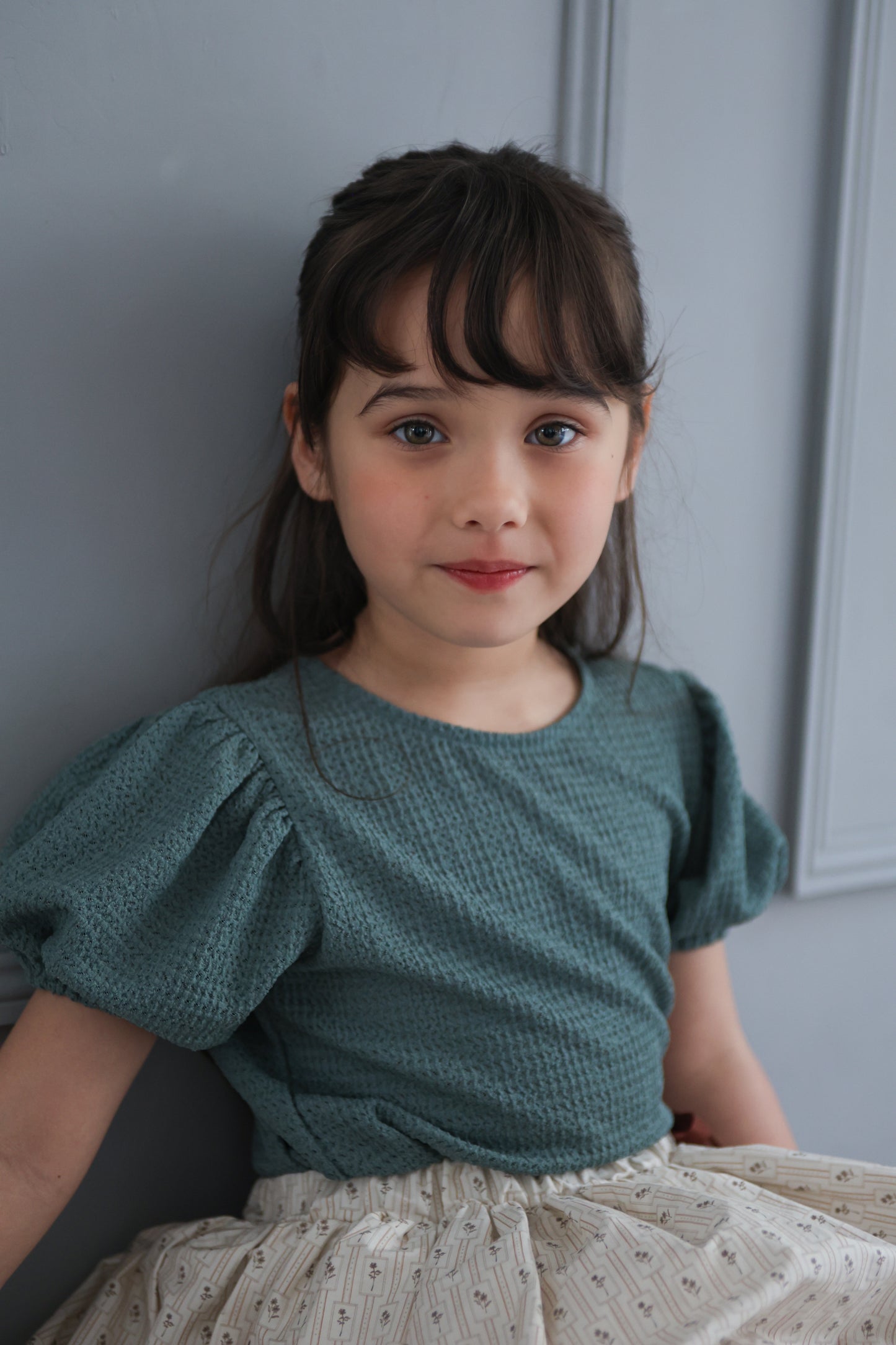 [原創] 鈴蘭泡泡袖 象牙色