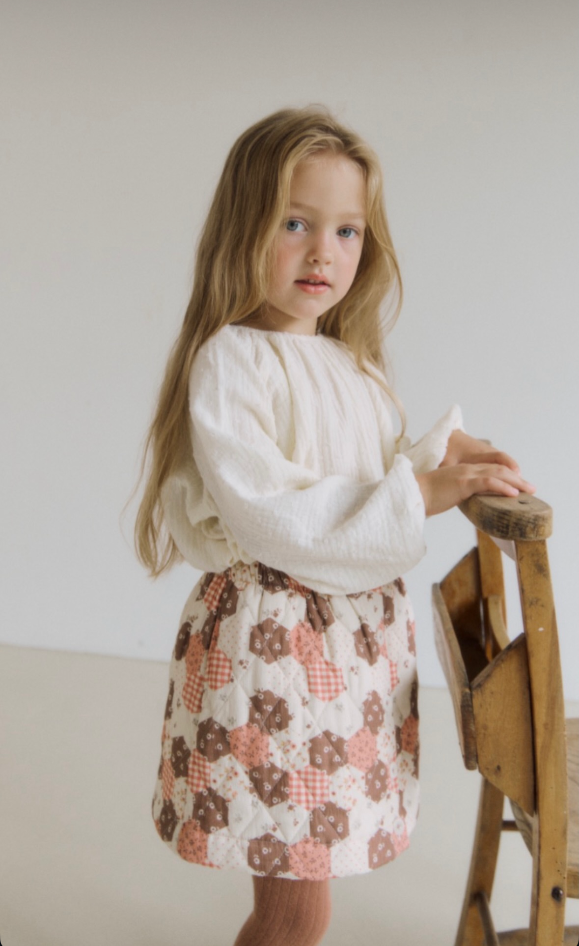(予約) inné / Snow cotton blouse