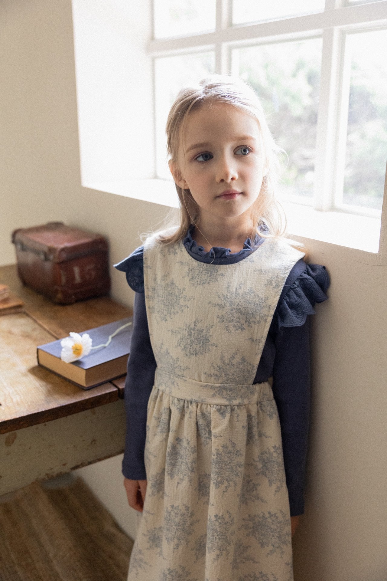 (予約)perro bebe / Rosalia dress - flower