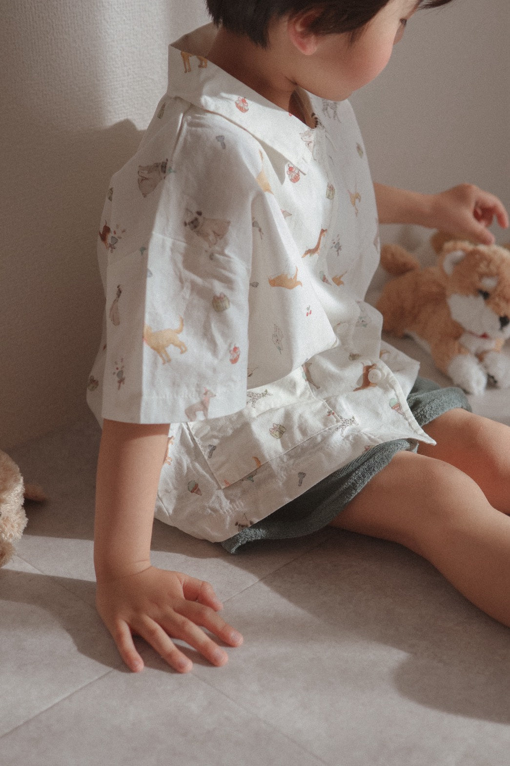 minirobe / Puppy short sleeve shirt