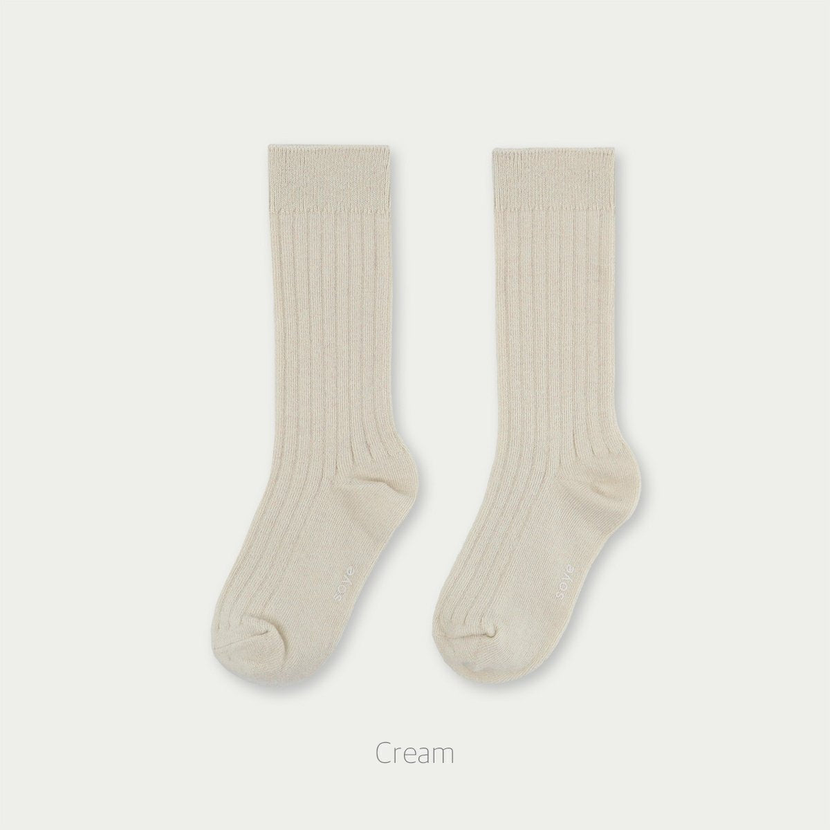 soye / ribbed socks